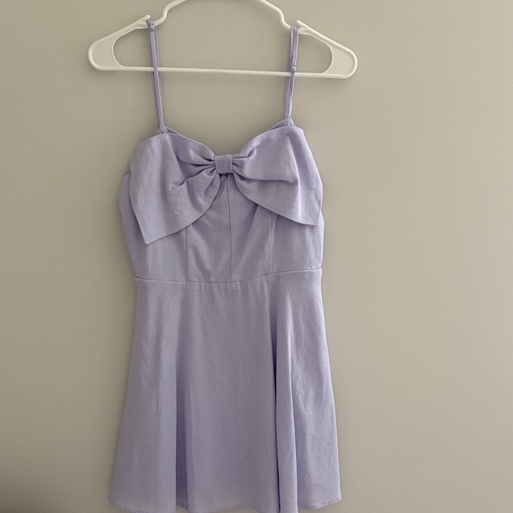 Altar'd State Lavender Dress with Bow